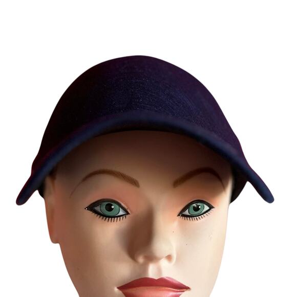 Hat Adjustable Velcro Outdoor Cap Navy Blue New With Tags Sporty Athletic - Picture 7 of 7